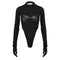 LILAC PANELLED BODYSUIT