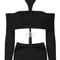 FAYE CUT-OUT MIDI DRESS