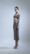 FAYE CUT-OUT MIDI DRESS