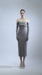 CLEO HOODED MIDI TUBE DRESS