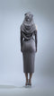 CLEO HOODED MIDI TUBE DRESS