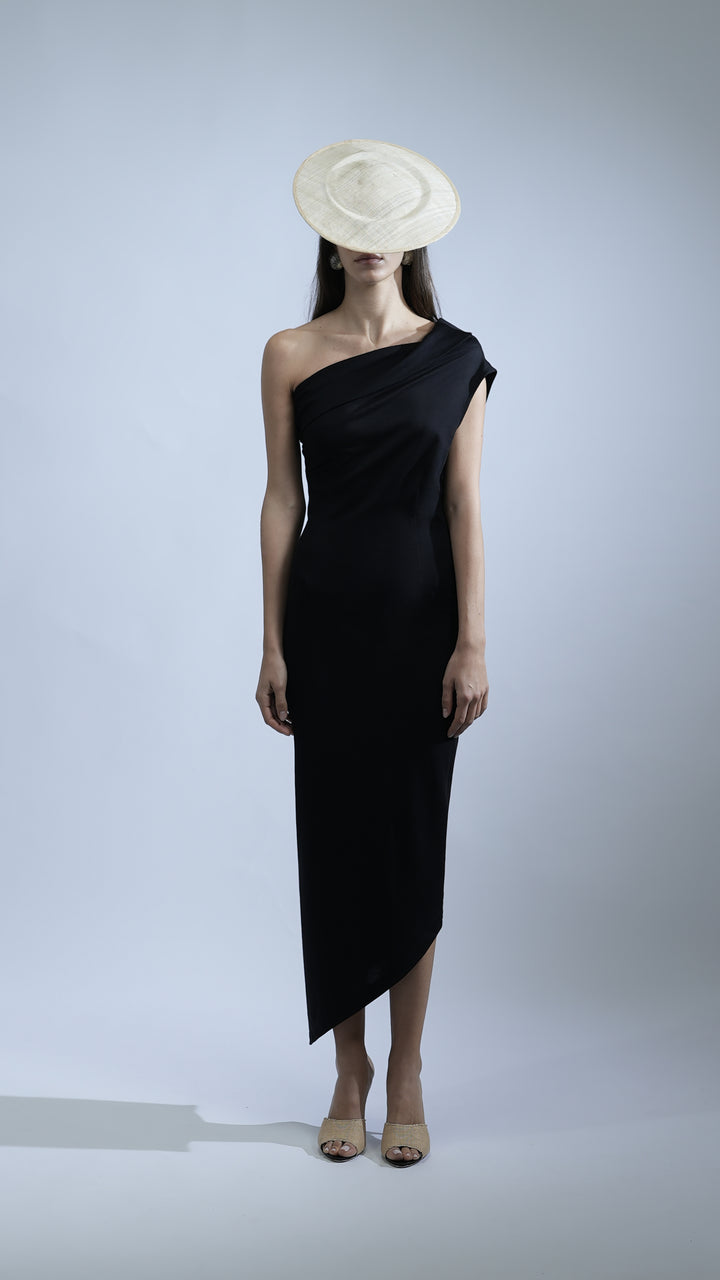 AVERY ONE SHOULDERED DRESS