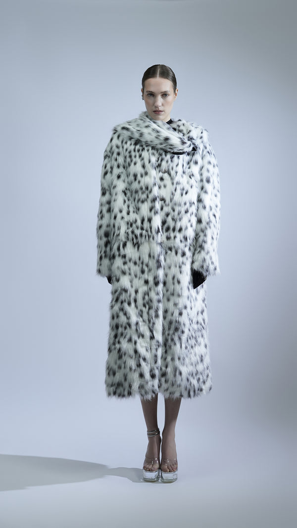 ISLA OVERSIZED FAUX FUR COAT