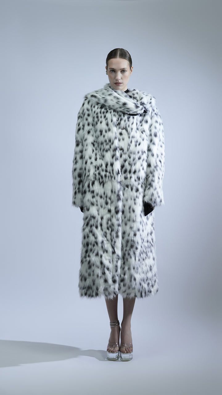 ISLA OVERSIZED FAUX FUR COAT
