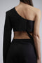 AMELIA OFF-SHOULDER CROPPED TOP