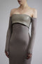 CLEO HOODED MIDI TUBE DRESS