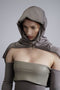 CLEO HOODED MIDI TUBE DRESS