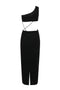 ABI ONE SHOULDERED DRESS