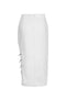 JULIA SIDE CARVED SKIRT