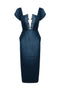 VIOLA HOURGLASS LACING DRESS