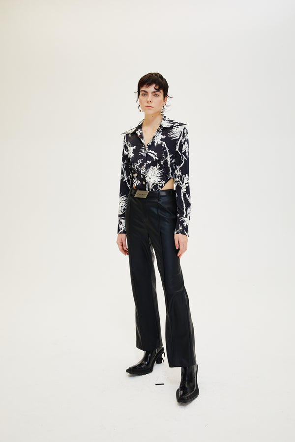 EL DOUBLE COLLAR BODYSUIT