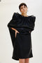 IRIS PADDED SHOULDER DRESS