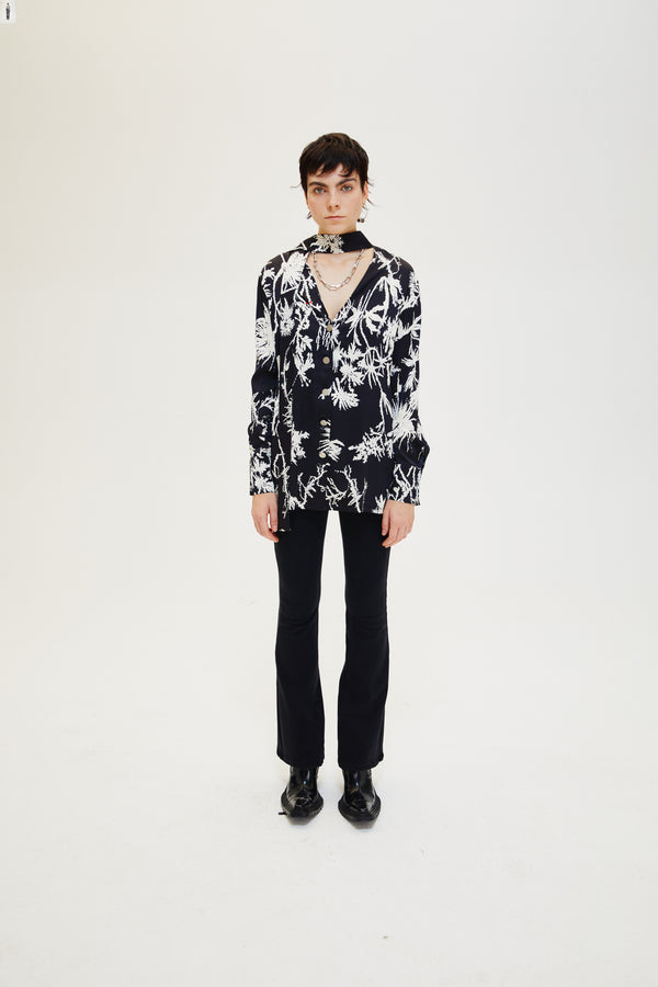 FIONA BACK BUTTON SHIRT