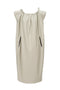 IRIS PADDED SHOULDER DRESS