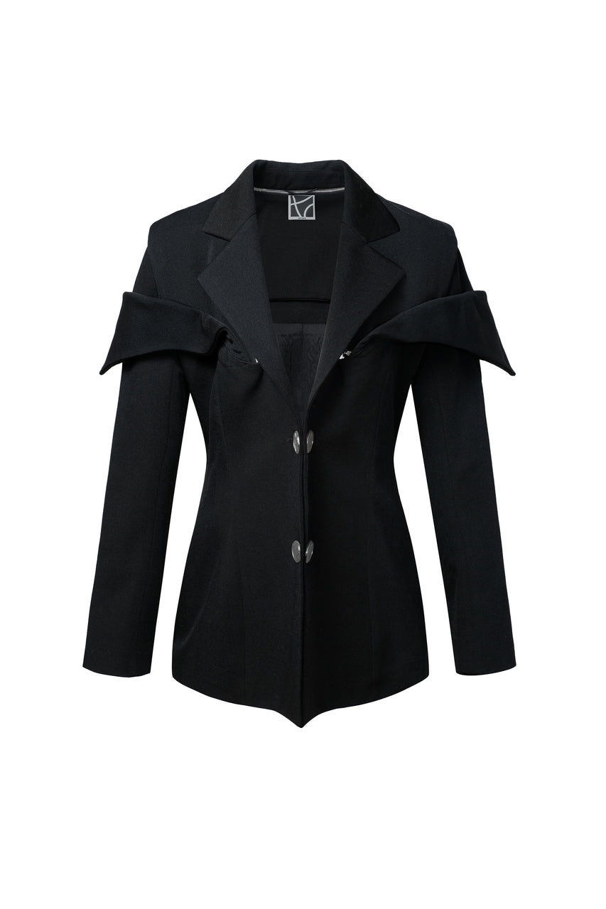 DANA OFFSHOULDER BLAZER