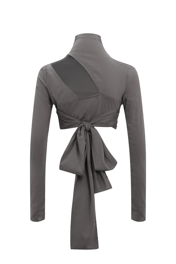 JUE CUTOUT CROPPED TOP